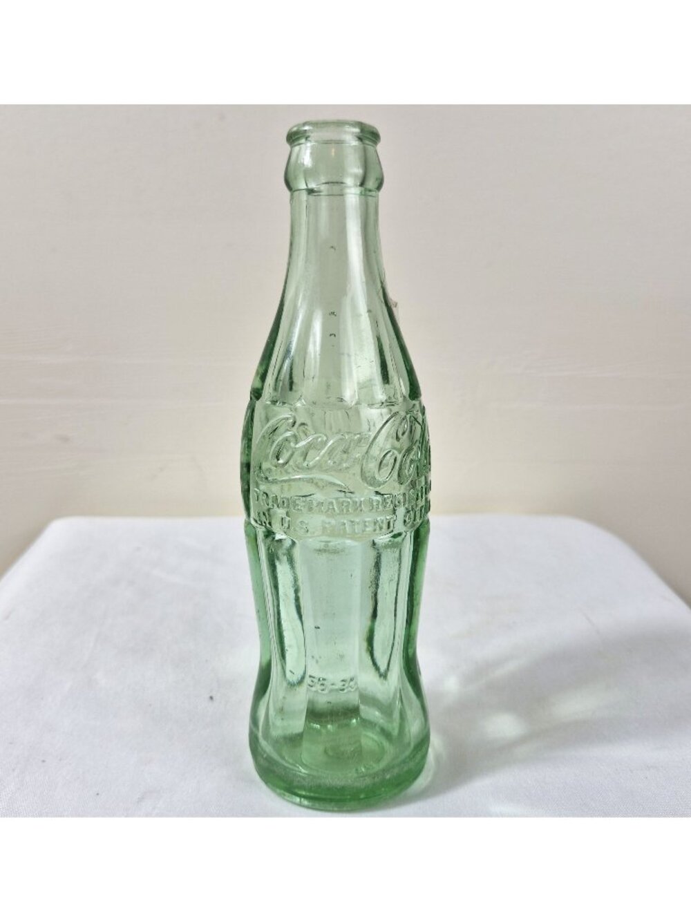 Vintage 1950s Coca-Cola Glass Bottle With Embossed Logo & Athens GA Marking
